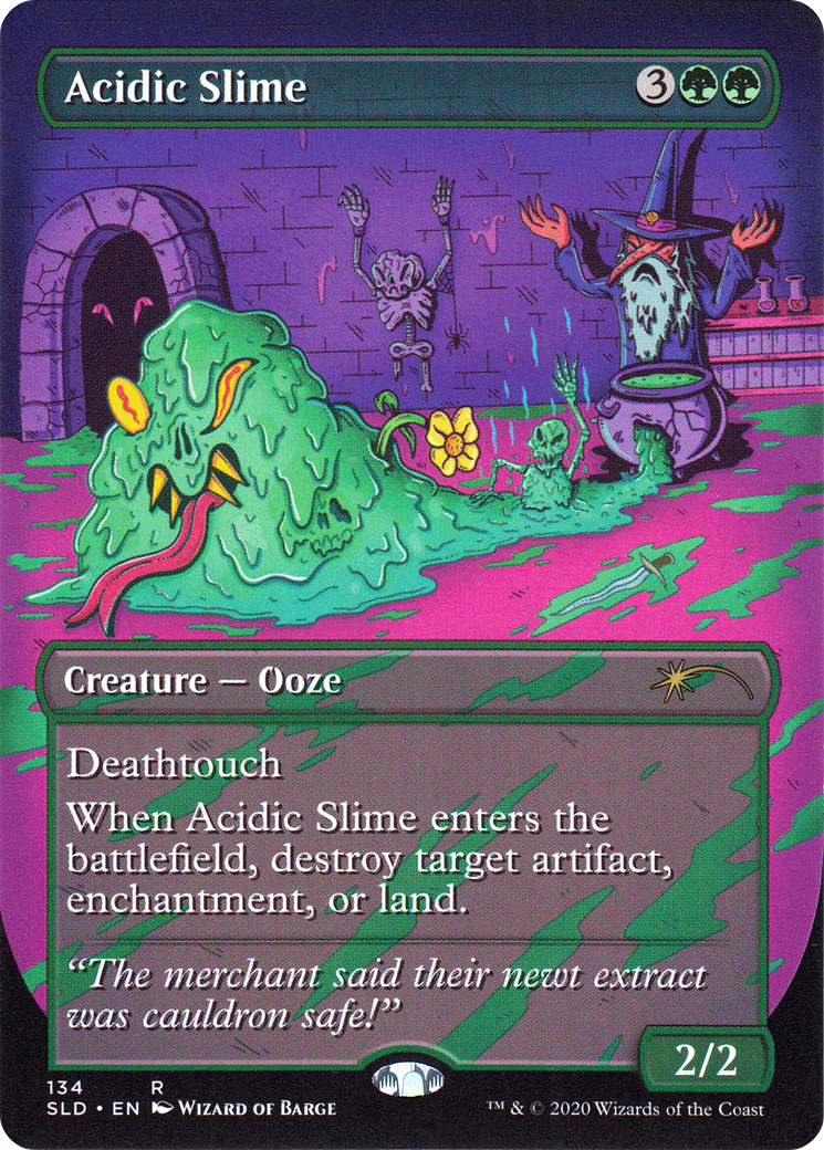 Acidic Slime (SLD-134) - Secret Lair Drop (Borderless)