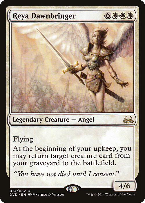 Reya Dawnbringer (DD3-013) - Duel Decks Anthology: Divine vs. Demonic