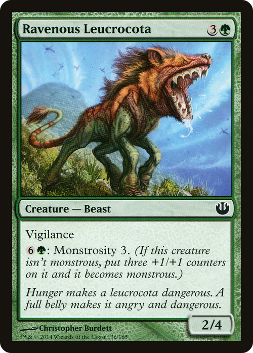 Ravenous Leucrocota (JOU-136) - Journey into Nyx