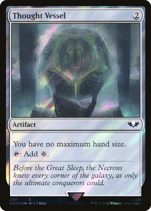 Thought Vessel (Surge Foil) (40K-259) - Warhammer 40,000 Commander Foil
