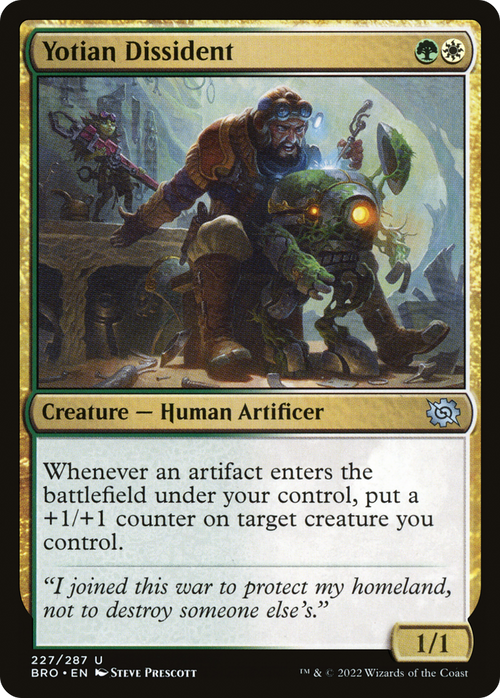 Yotian Dissident (BRO-227) - The Brothers' War Foil