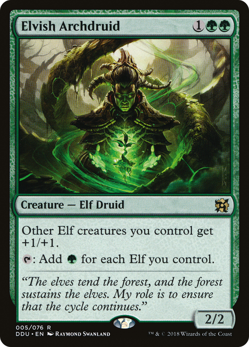 Elvish Archdruid (DDU-005) - Duel Decks: Elves vs. Inventors