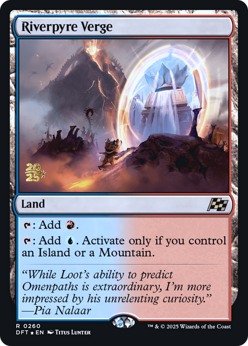 Riverpyre Verge (PRE-260S) - Prerelease Cards Foil