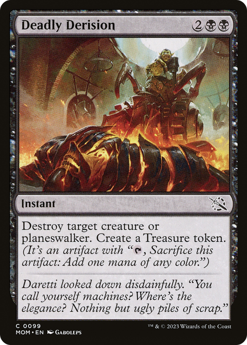 Deadly Derision (MOM-099) - March of the Machine Foil