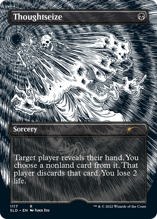 Thoughtseize (Borderless) (SLD-1117) - Secret Lair Drop