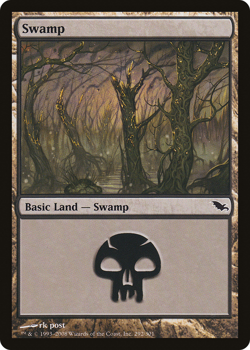 Swamp (292) (SHM-292) - Shadowmoor