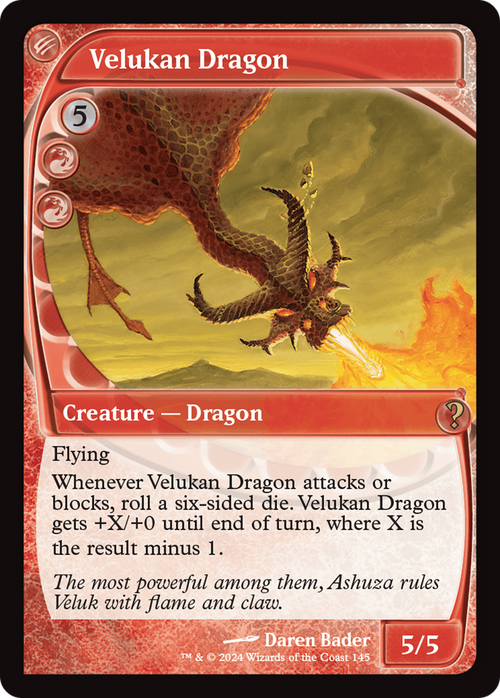 Velukan Dragon (Future Sight) (MB2-145) - Mystery Booster 2