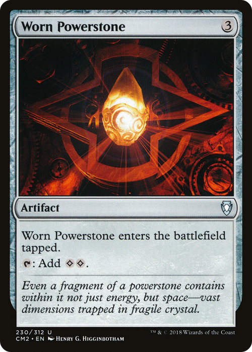 Worn Powerstone (CM2-230) - Commander Anthology Volume II