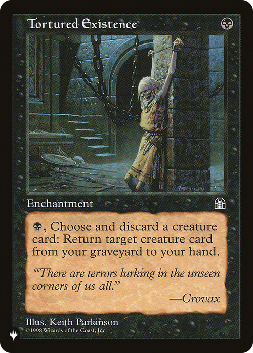 Tortured Existence (LIST-STH-74) - The List