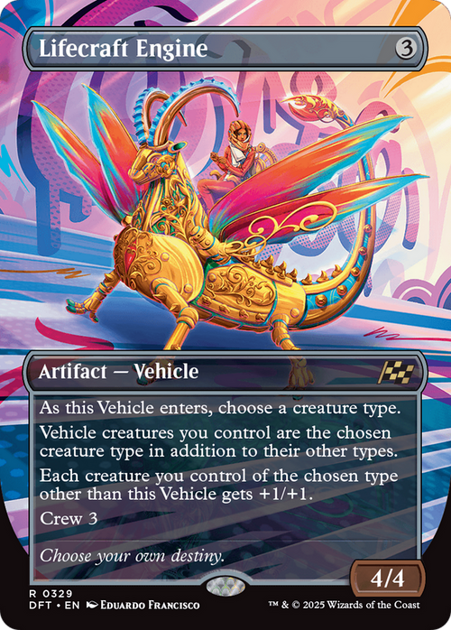 Lifecraft Engine (Borderless) (DFT-329) - Aetherdrift Foil