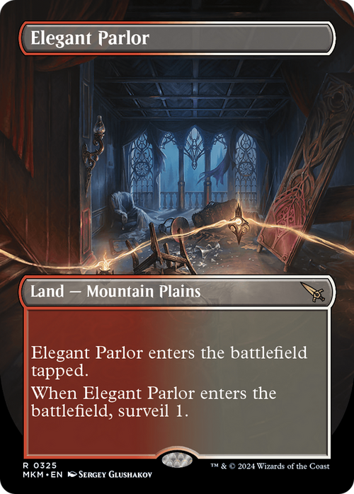 Elegant Parlor (Borderless) (MKM-325) - Murders at Karlov Manor Foil
