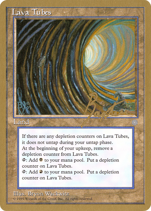 Lava Tubes - 1996 George Baxter (ICE) (WCD-) - Pro Tour Collector Set