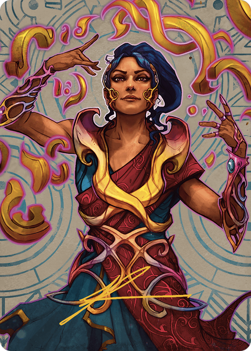 Saheeli, the Sun's Brilliance // Saheeli, the Sun's Brilliance (ALCI-052) - The Lost Caverns of Ixalan Art Series (Borderless)