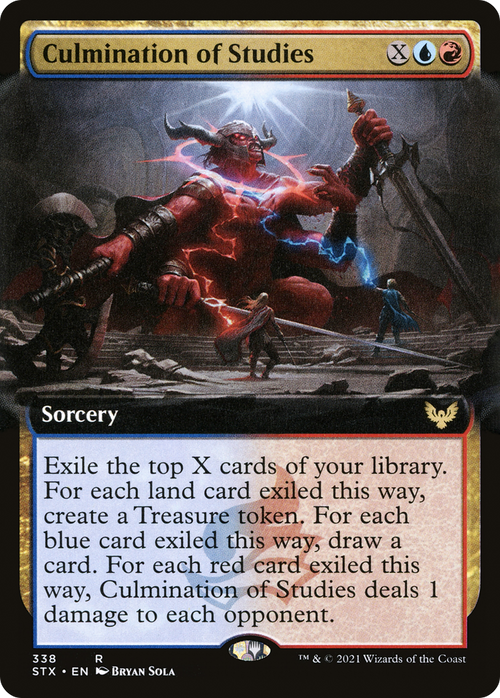 Culmination of Studies (Extended Art) (STX-338) - Strixhaven: School of Mages: (Extended Art) Foil