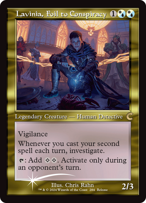 Lavinia, Foil to Conspiracy (Retro Frame) (CLU-284) - Ravnica: Clue Edition Foil