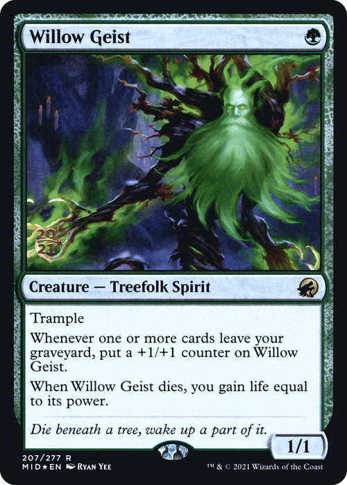 Willow Geist (PRE-207S) - Innistrad: Midnight Hunt Promos Foil