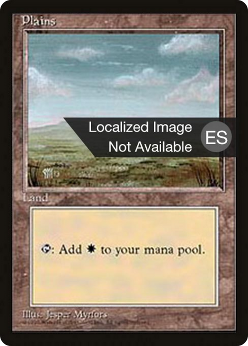 Plains (C) (4BB-186) - Fourth Edition Foreign Black Border