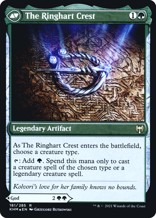 Kolvori, God of Kinship (PRE-181S) - Kaldheim Promos Foil