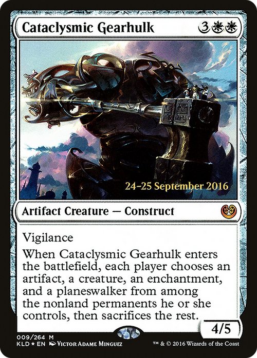 Cataclysmic Gearhulk (PRE-09S) - Kaladesh Promos Foil