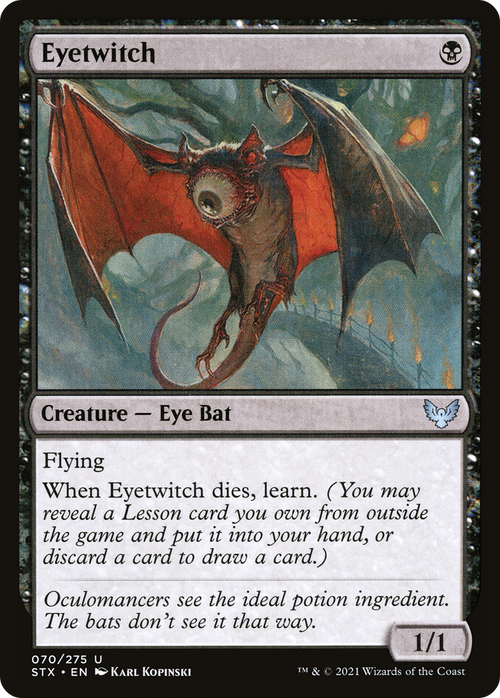 Eyetwitch (STX-070) - Strixhaven: School of Mages Foil
