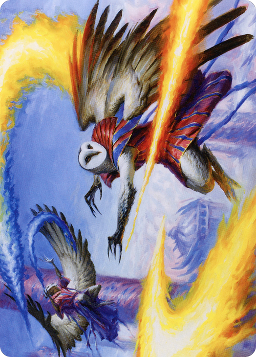 Teach by Example // Teach by Example (ASTX-043) - Strixhaven Art Series (Borderless) Foil