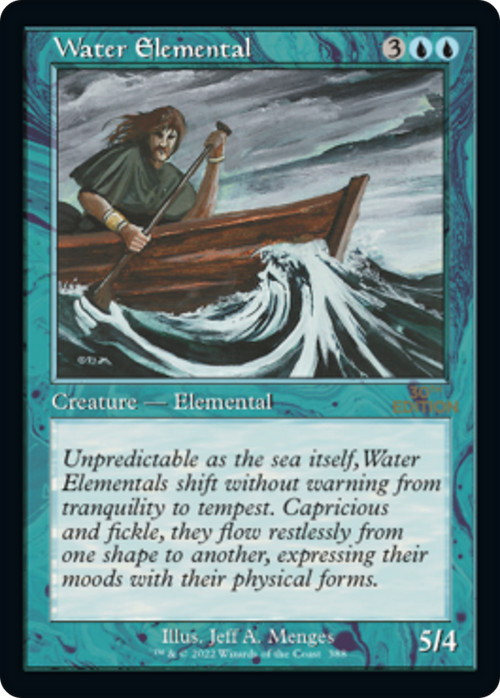 Water Elemental (Retro Frame) (30A-388) - 30th Anniversary Edition