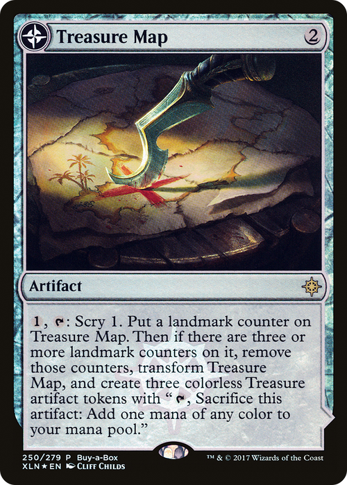 Treasure Map (BABP-250) - XLN Treasure Chest: (compasslanddfc) Foil