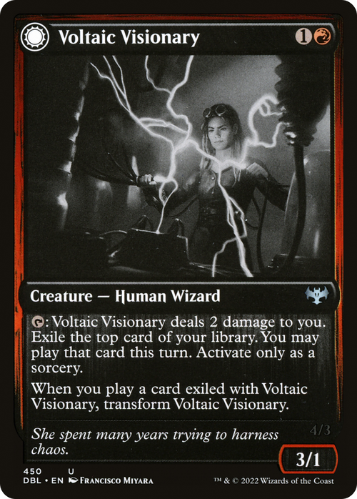 Voltaic Visionary (DBL-450) - Innistrad: Double Feature: (Double Faced Transform)