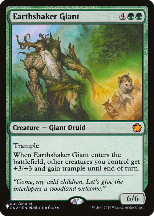 Earthshaker Giant (LIST-005/064) - The List