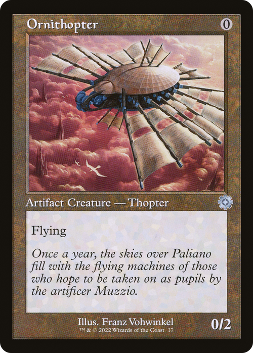 Ornithopter (BRR-037) - The Brothers' War Retro Artifacts Foil