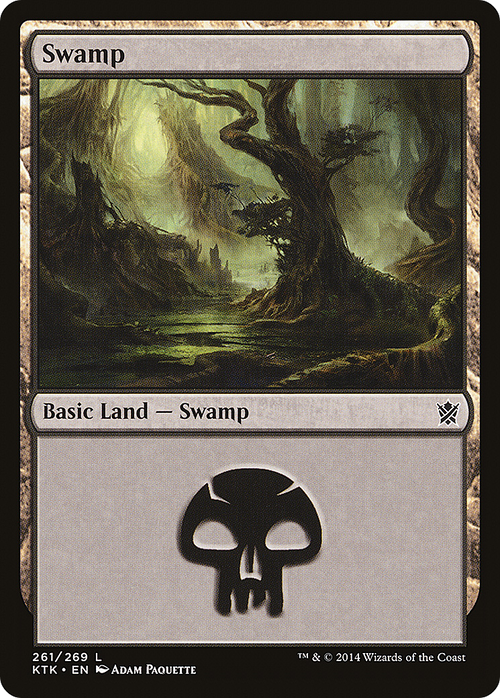 Swamp (261) (KTK-261) - Khans of Tarkir