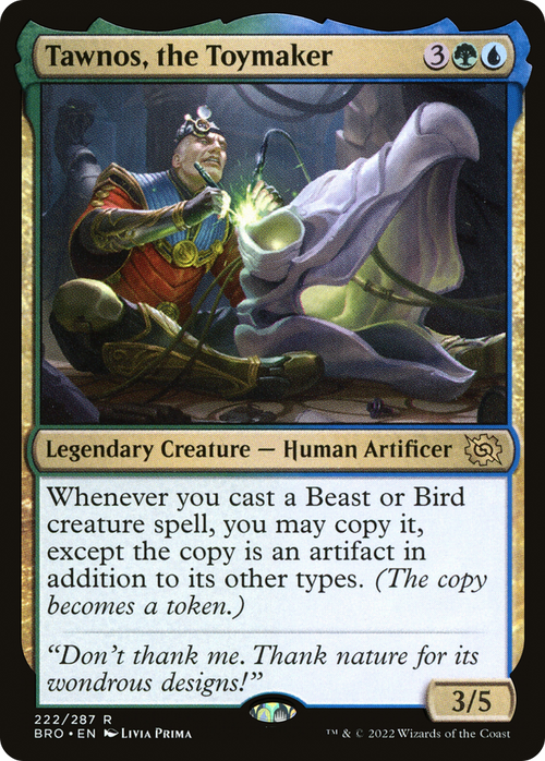 Tawnos, the Toymaker (BRO-222) - The Brothers' War Foil