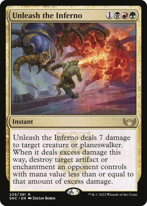 Unleash the Inferno (SNC-229) - Streets of New Capenna