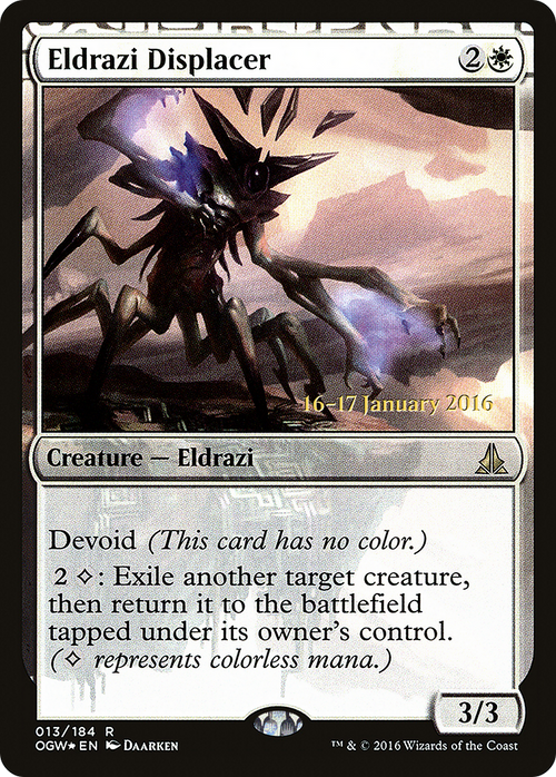 Eldrazi Displacer (PRE-13S) - Oath of the Gatewatch Promos: (devoid) Foil