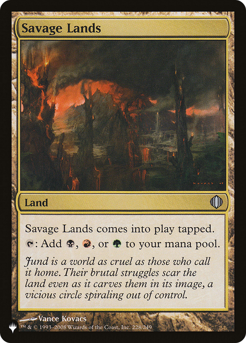 Savage Lands (LIST-228) - The List
