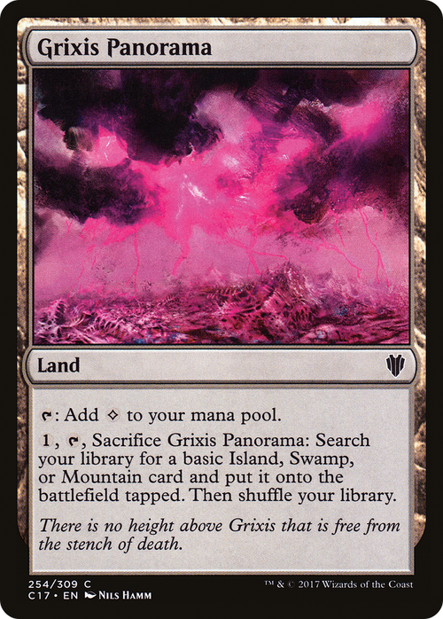 Grixis Panorama (C17-254) - Commander 2017