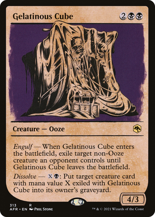 Gelatinous Cube (Showcase) (AFR-313) - Adventures in the Forgotten Realms: (Showcase)
