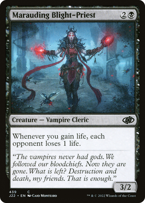 Marauding Blight-Priest (J22-439) - Jumpstart 2022