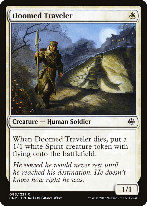 Doomed Traveler (CN2-083) - Conspiracy: Take the Crown Foil