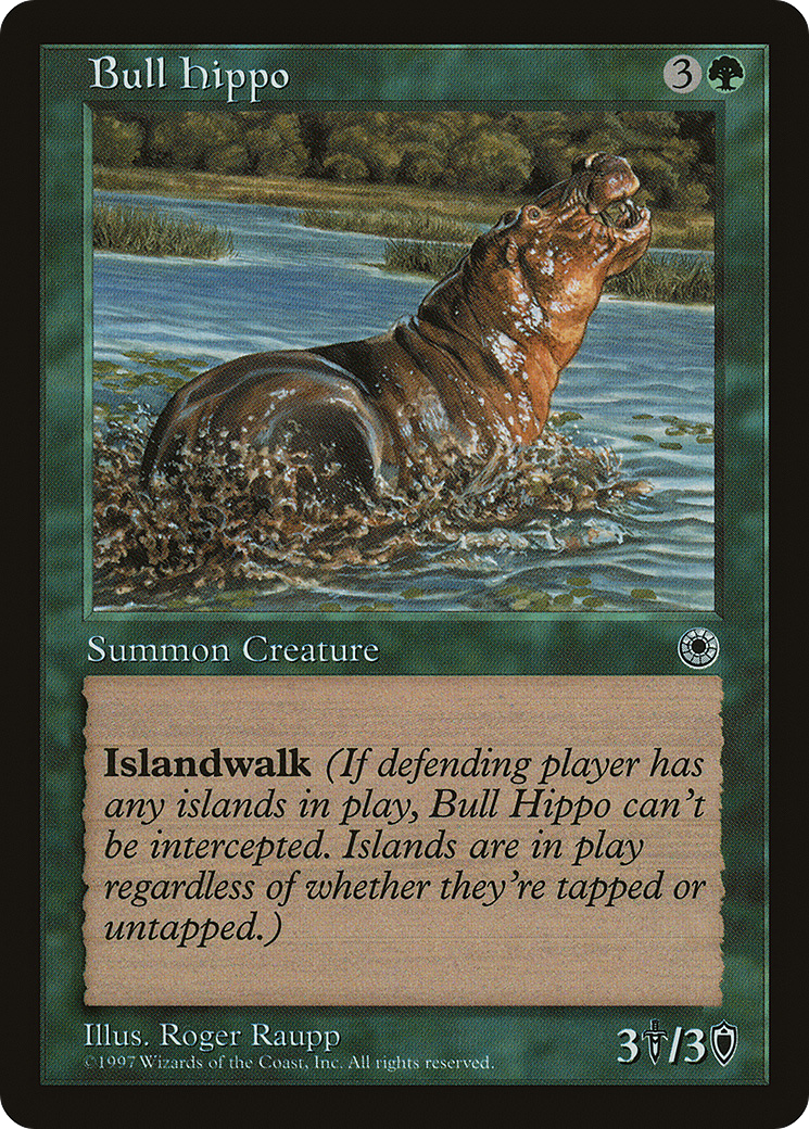 Bull Hippo (Reminder Text) (POR-) - Portal