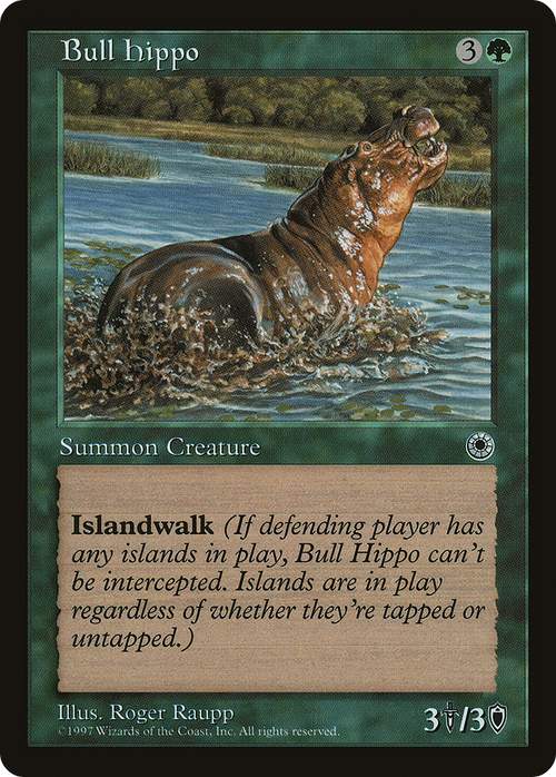 Bull Hippo (Reminder Text) (POR-) - Portal