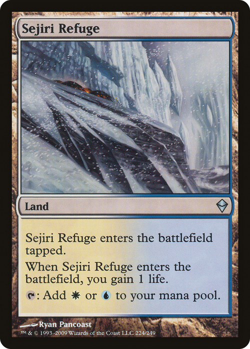 Sejiri Refuge (ZEN-224) - Zendikar Foil