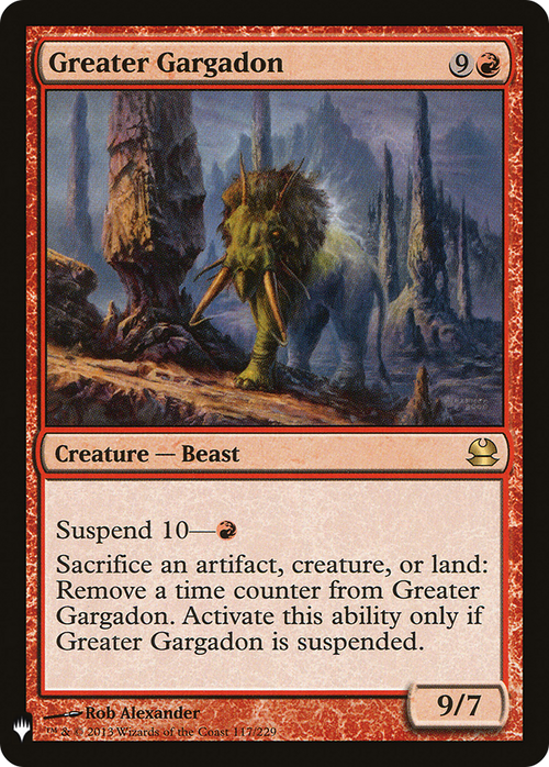 Greater Gargadon (LIST-MMA-117) - The List