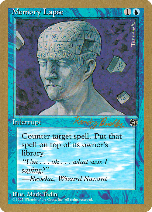 Memory Lapse - 1998 Randy Buehler (HML) (WCD-) - World Championship Decks 1998