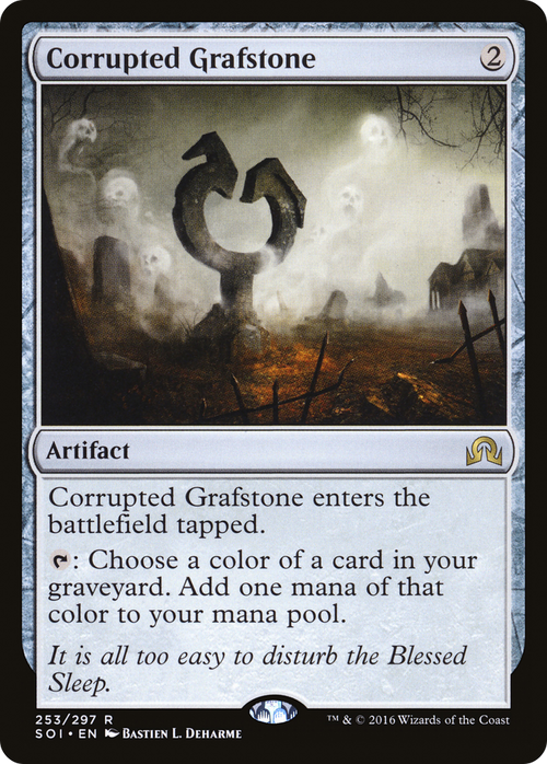 Corrupted Grafstone (SOI-253) - Shadows over Innistrad