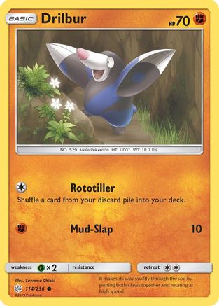 Drilbur/236  SM  Cosmic Eclipse - Common