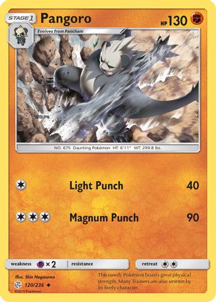 Pangoro  SM  Cosmic Eclipse - Uncommon