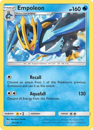 Empoleon 056  SM  Cosmic Eclipse - Rare