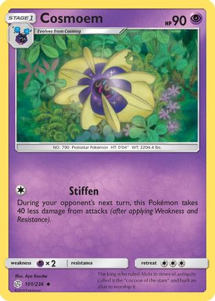 Cosmoem 101  - Reverse Holofoil SM  Cosmic Eclipse - Uncommon