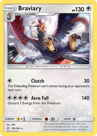 Braviary  SM  Cosmic Eclipse - Rare